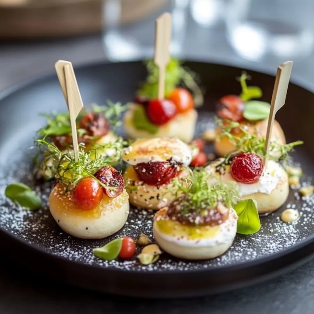 Mini-Caprese-Spieße