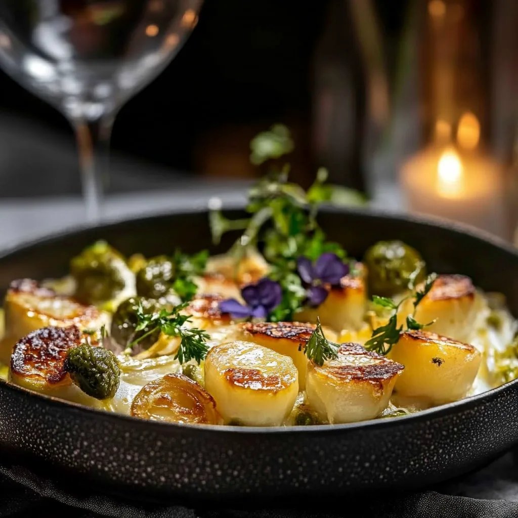 Kartoffel-Rosenkohl-Auflauf