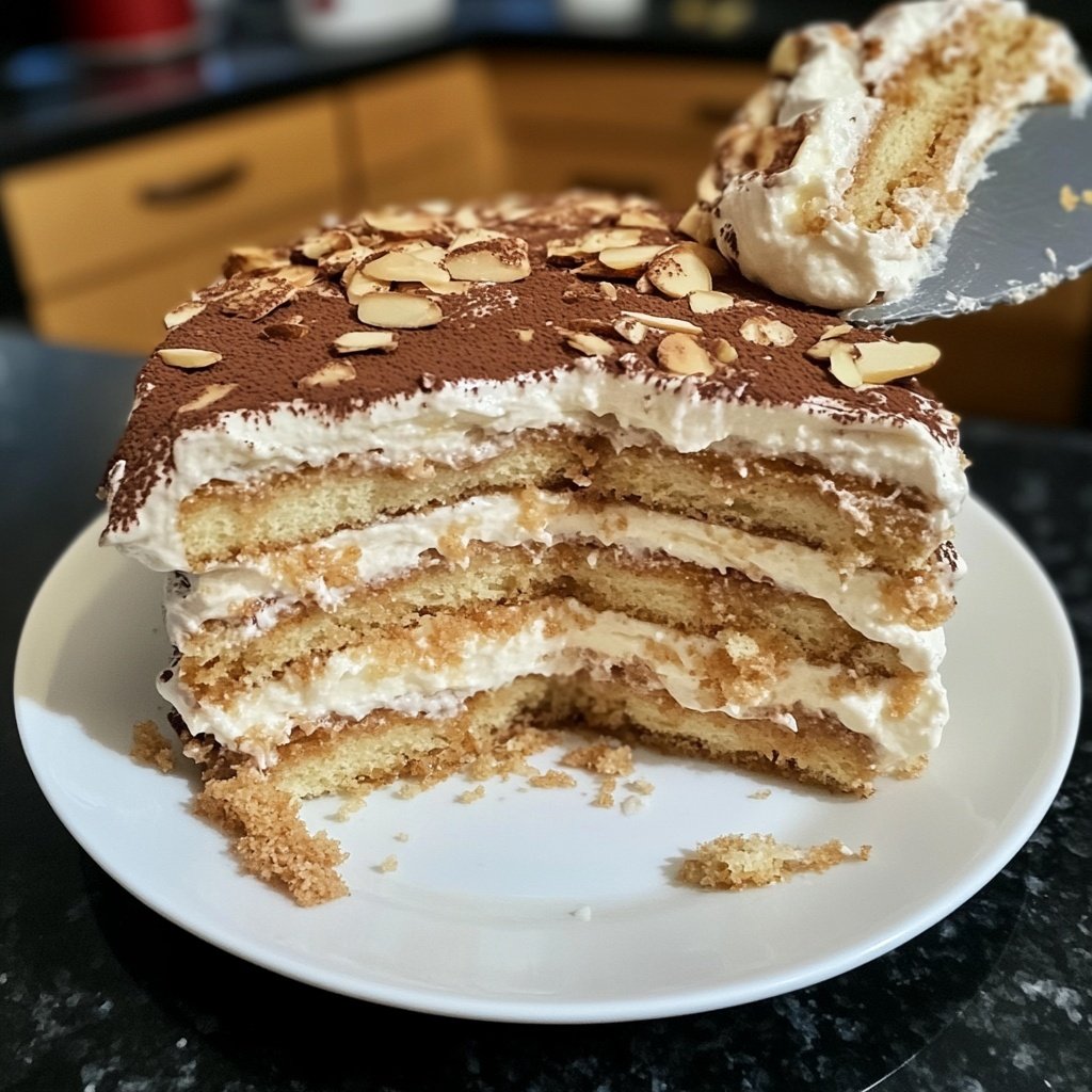 Bienenstich-Tiramisu ohne Alkohol