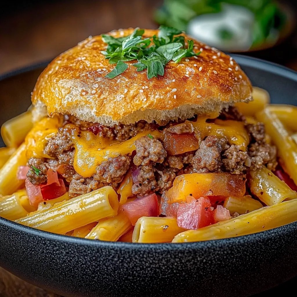 Cheeseburger-Pasta