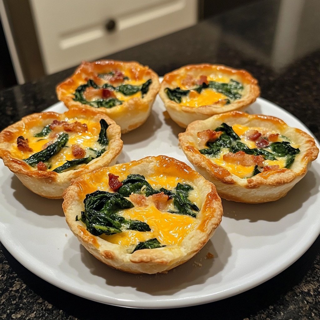Mini-Quiche mit drei Füllungen