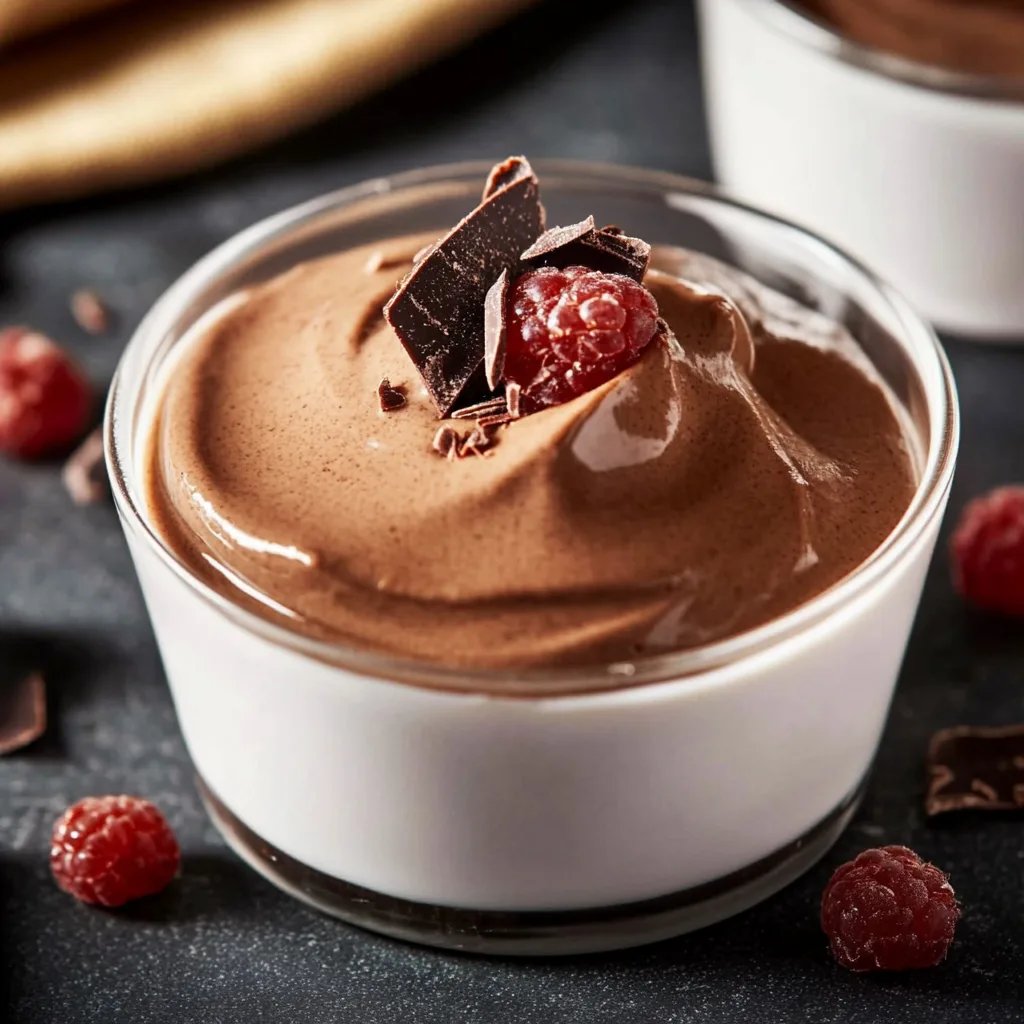Mousse au Chocolat ohne Ei