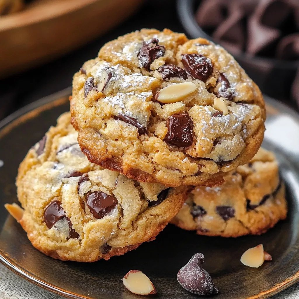 Almond Chocolate Chip Cookies