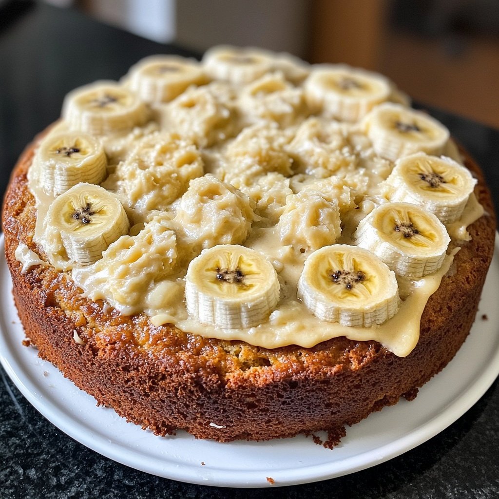 Bananenkuchen mit Frischkäse Frosting