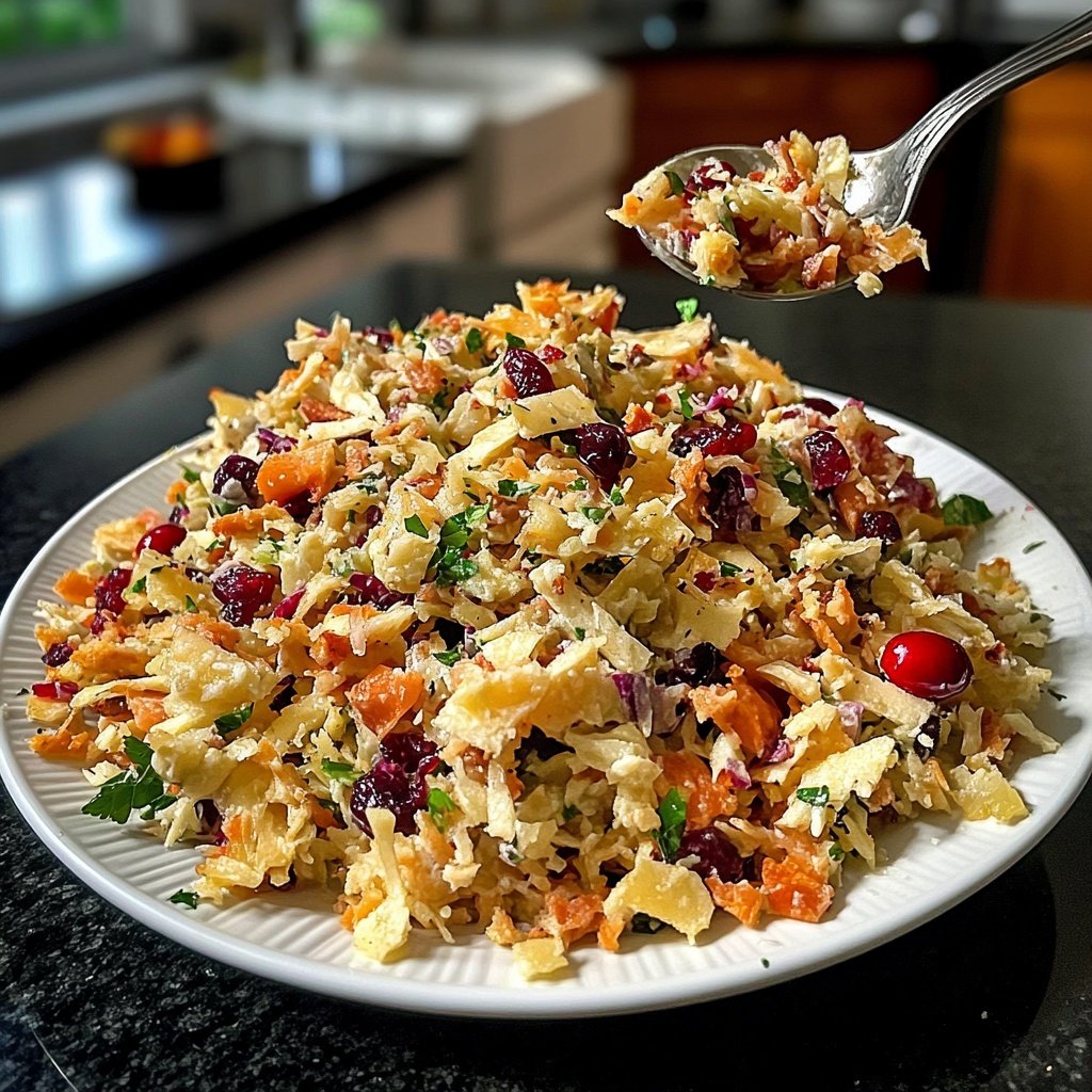 Herbstlicher Getreidesalat mit Cranberries