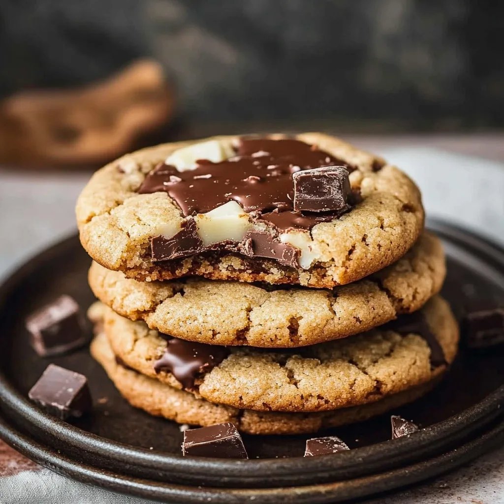 Soft & Chewy Kinder Cookies Mit Chocolate Kinder Maxi Bars