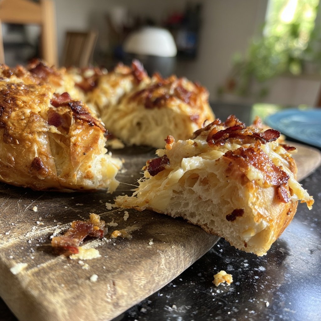 Zupfbrot Mit Speck Und Käse