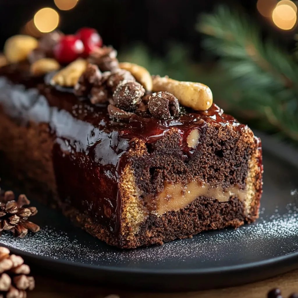 Kirsch-Gewürz-Marmorkuchen