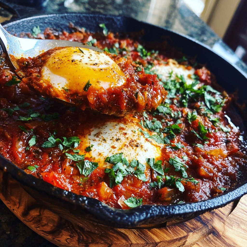 Shakshuka mit Knoblauch