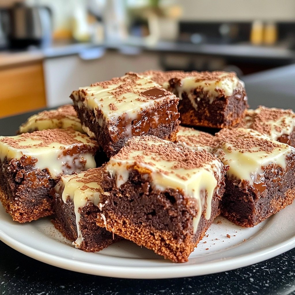 Frischkäse-Brownies
