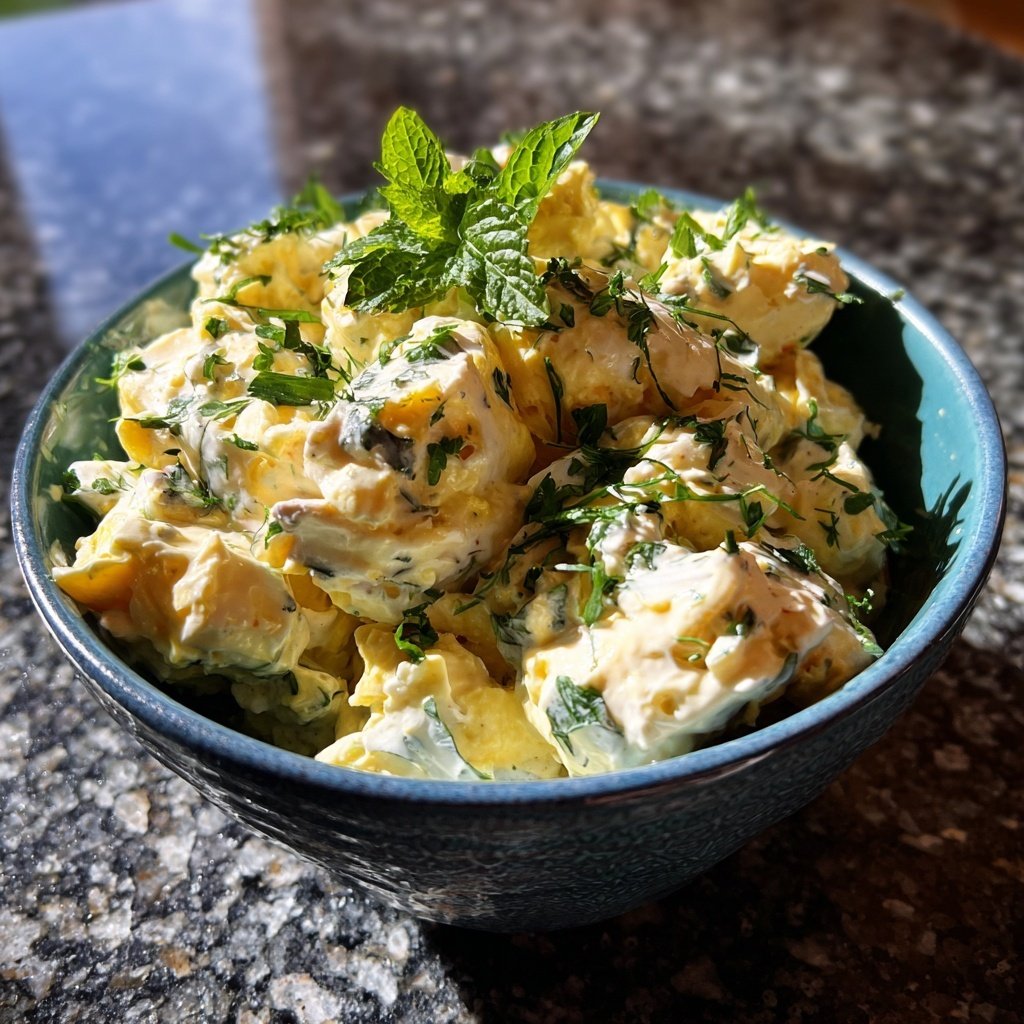Schnell & Einfach 10-Minuten-Eiersalat mit Joghurt