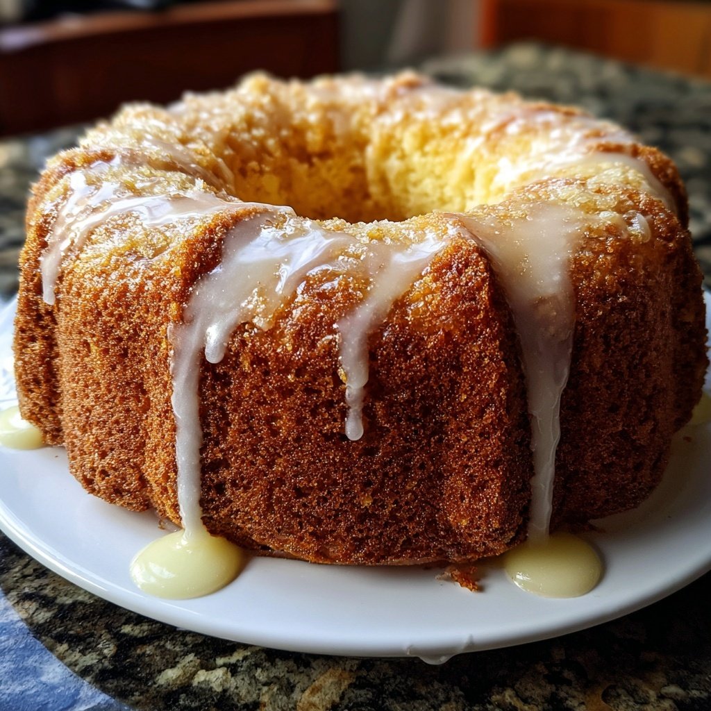 Zitronenkuchen mit Joghurt und Honig